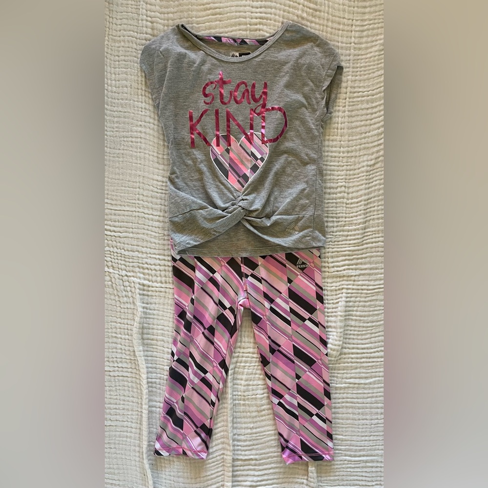 Reebok activewear set. Girls size 7/8